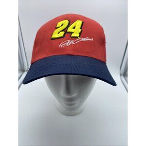 Kellogg's Racing Jeff Gordon #24 2008 Nascar Racing Cap Hat Hook & Loop Red